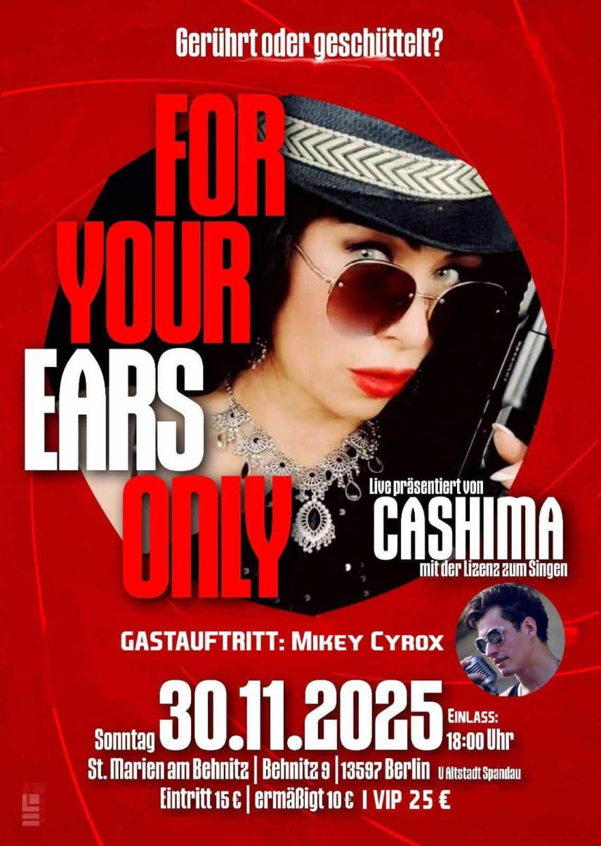 James Bond Show Cover